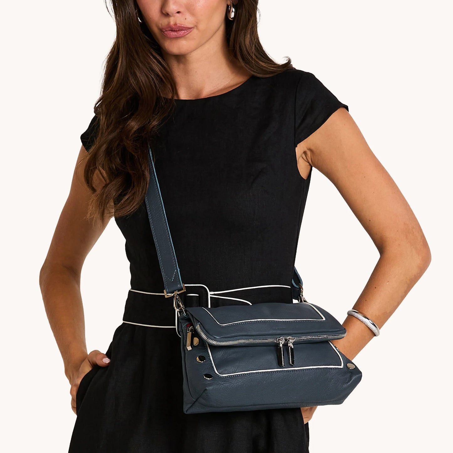 Beverly Med Nautical Navy