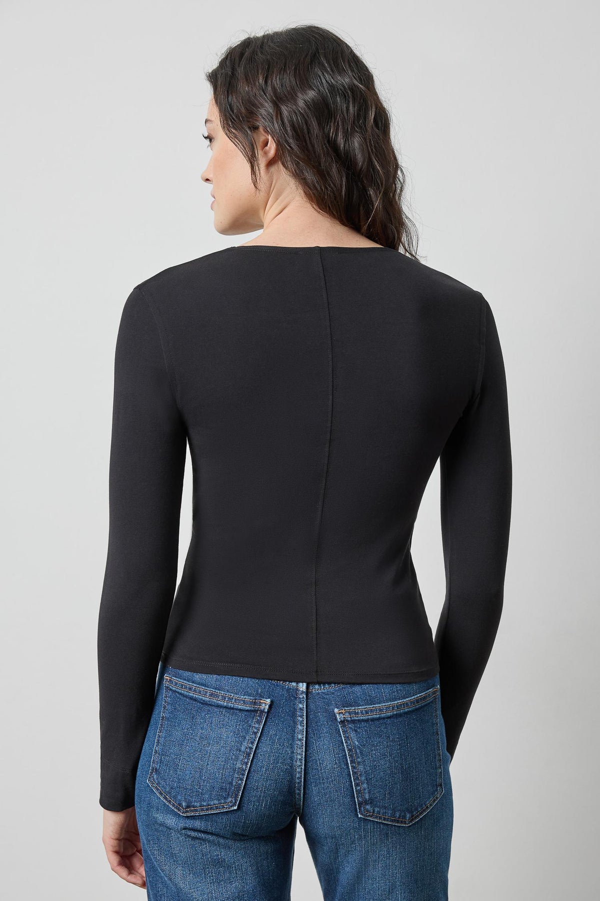 Refined Surplice Top