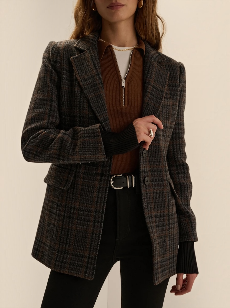 The Plaid City Blazer