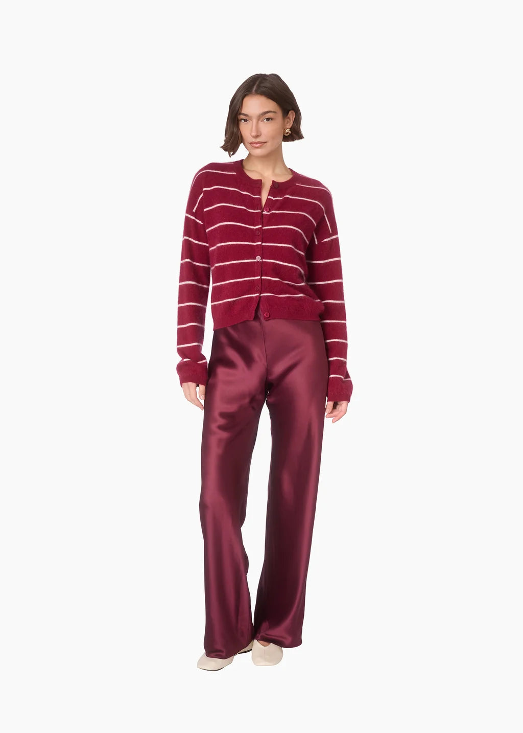 Bristol Pant in Deep Plum