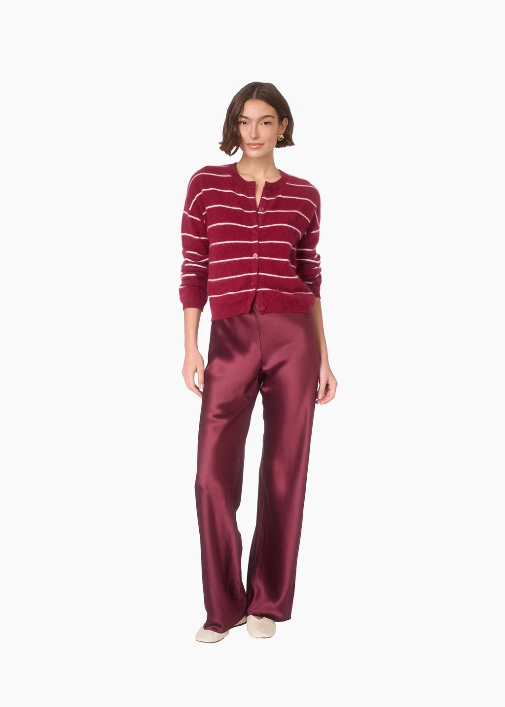 Bristol Pant in Deep Plum