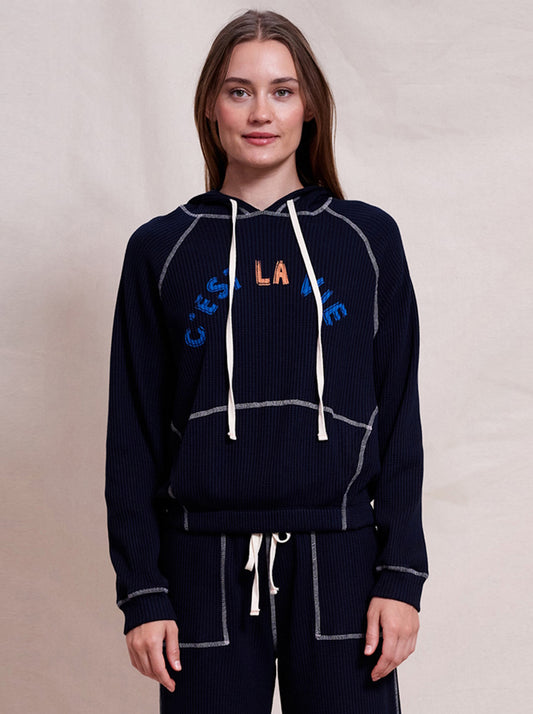 Contrast Stitch Hoodie