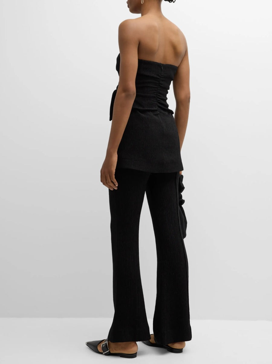 Strapless Stretch-Crepe Top