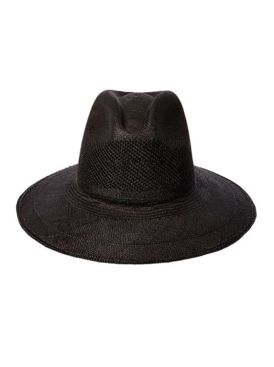 Andros Wide Brim Hat in Black