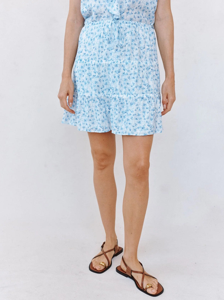Tiered Mini Skirt
