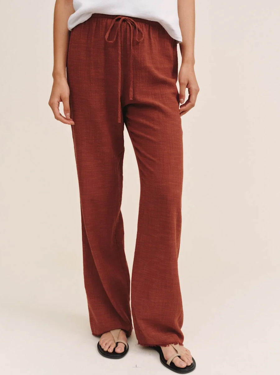 Fray Hem Beach Pant