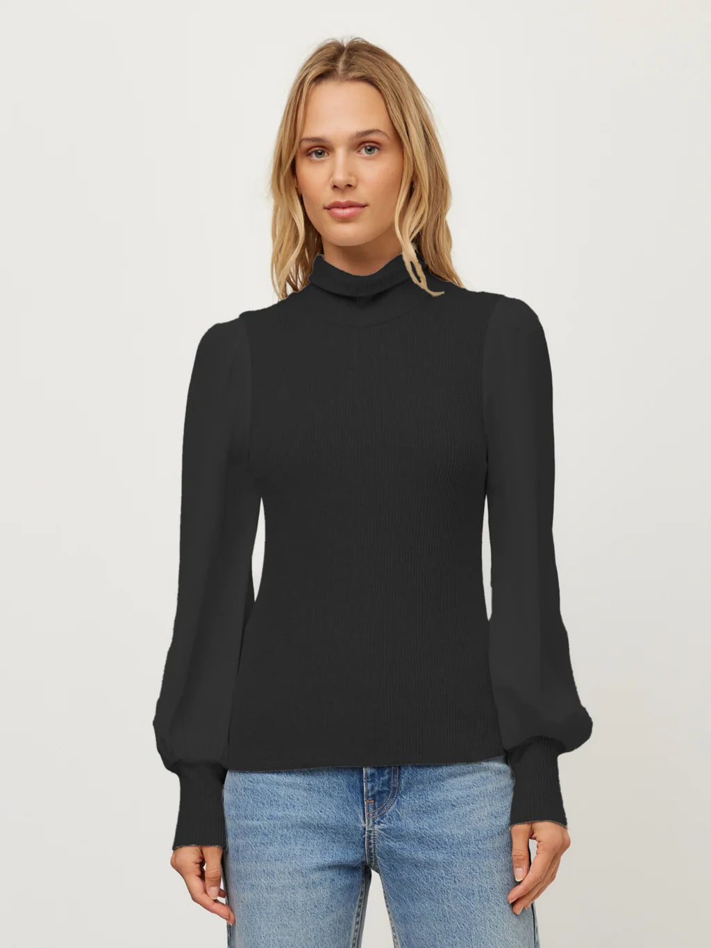 Lisette Contrast Turtleneck