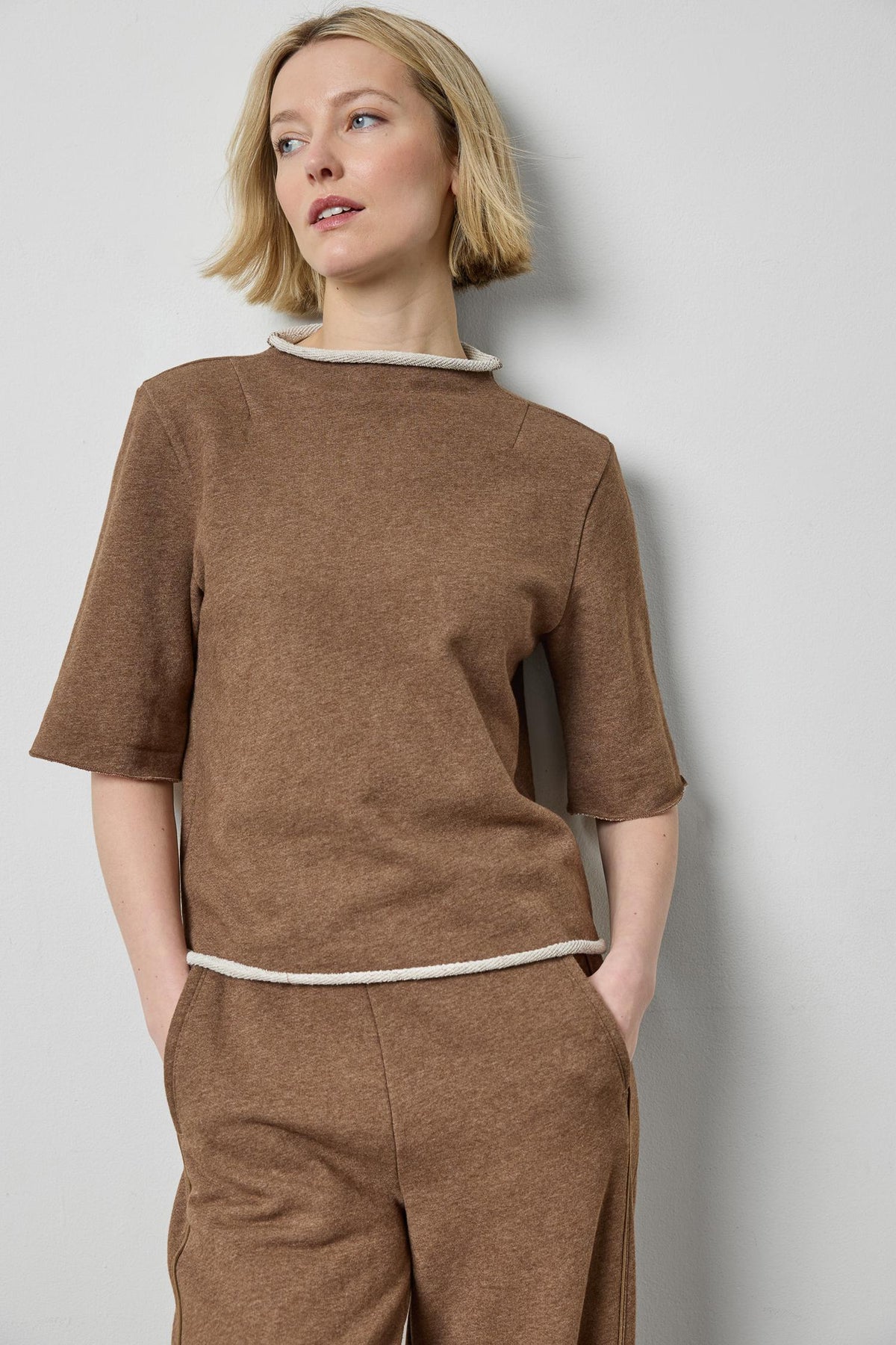Roll Neck Ss Sweater