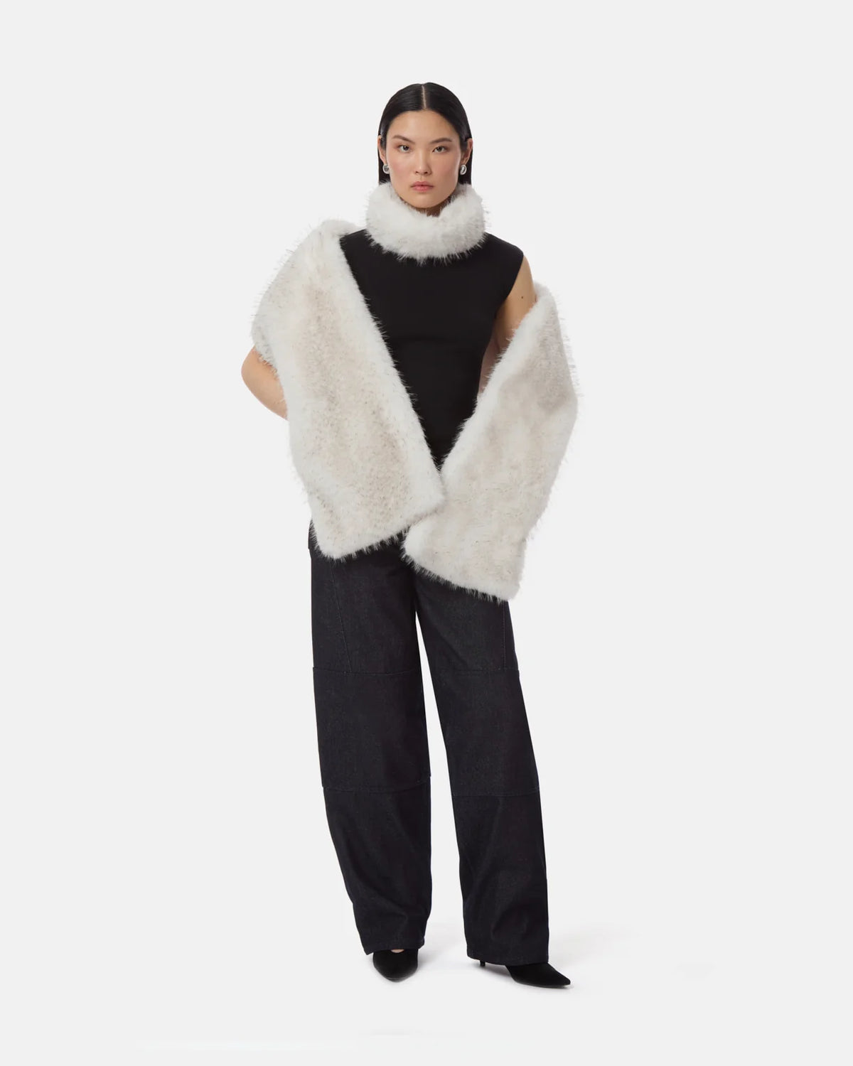 Dame Tipped Fox Shawl