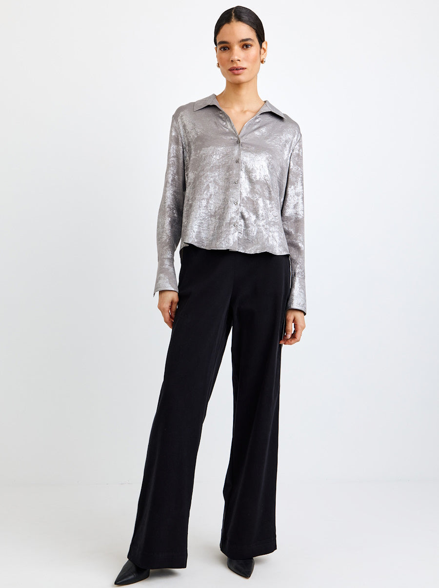 Flowy Collar Button Down