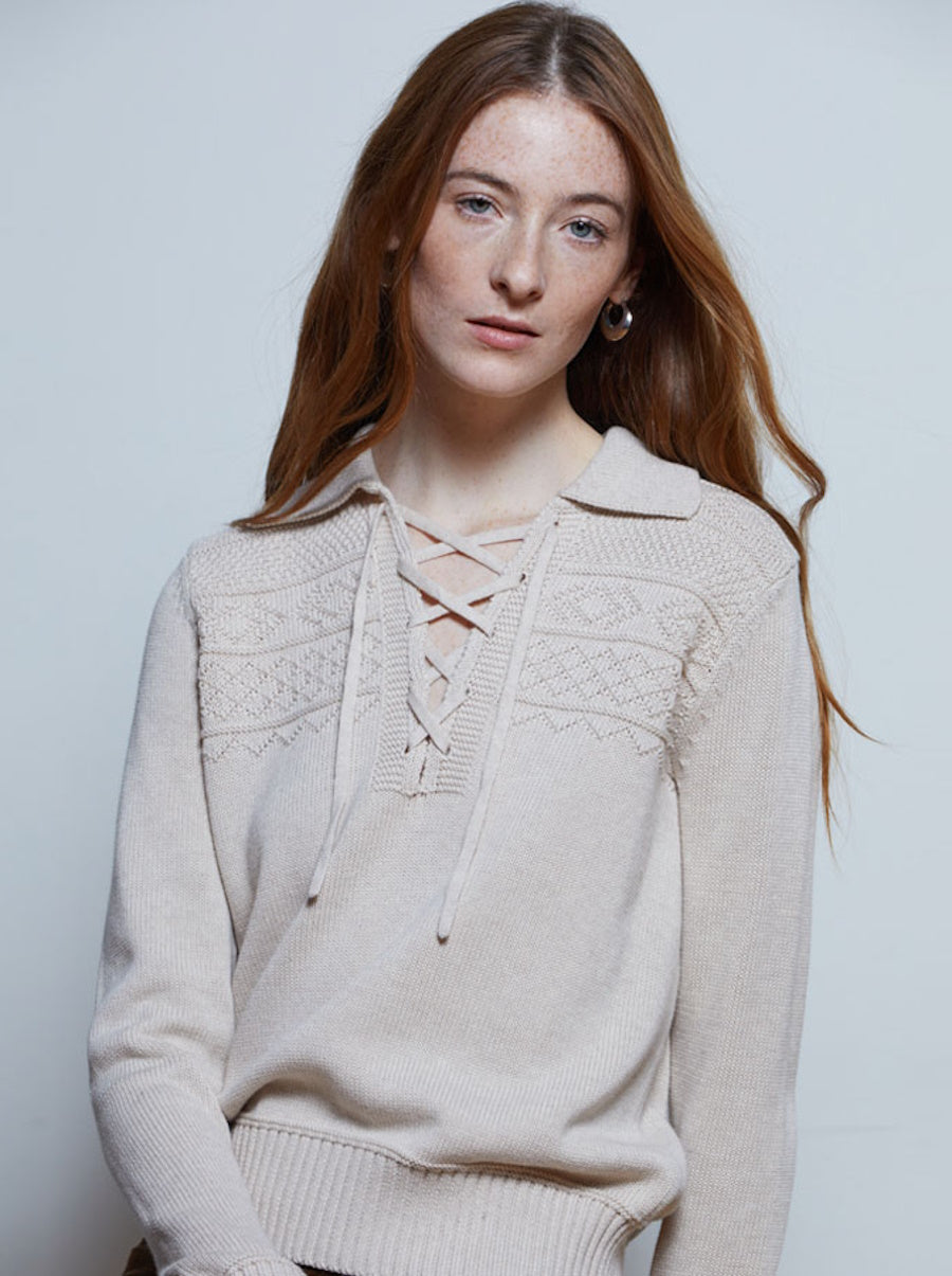 Lace Up Jonny Collar