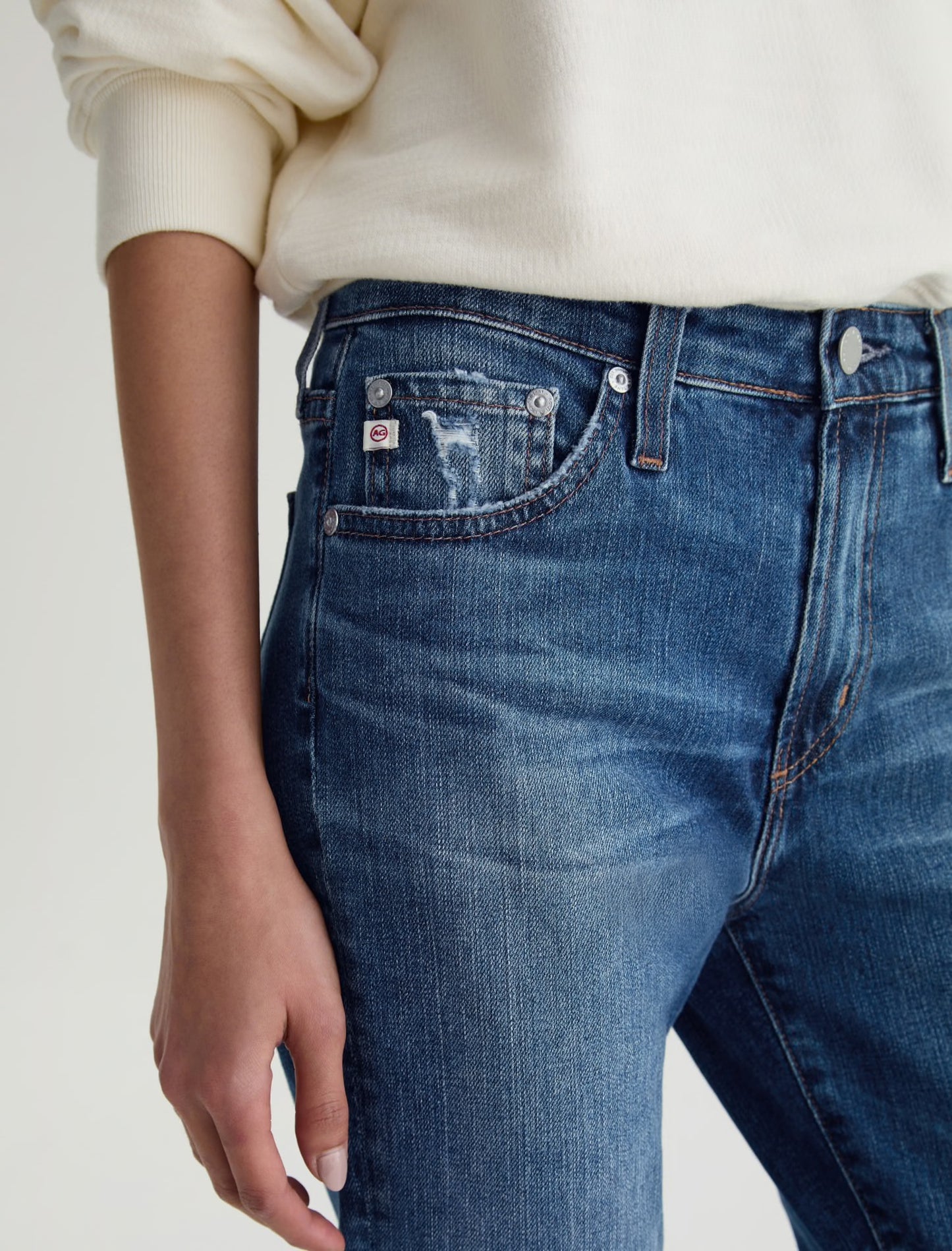 Mari Crop Jean in 15YPRG