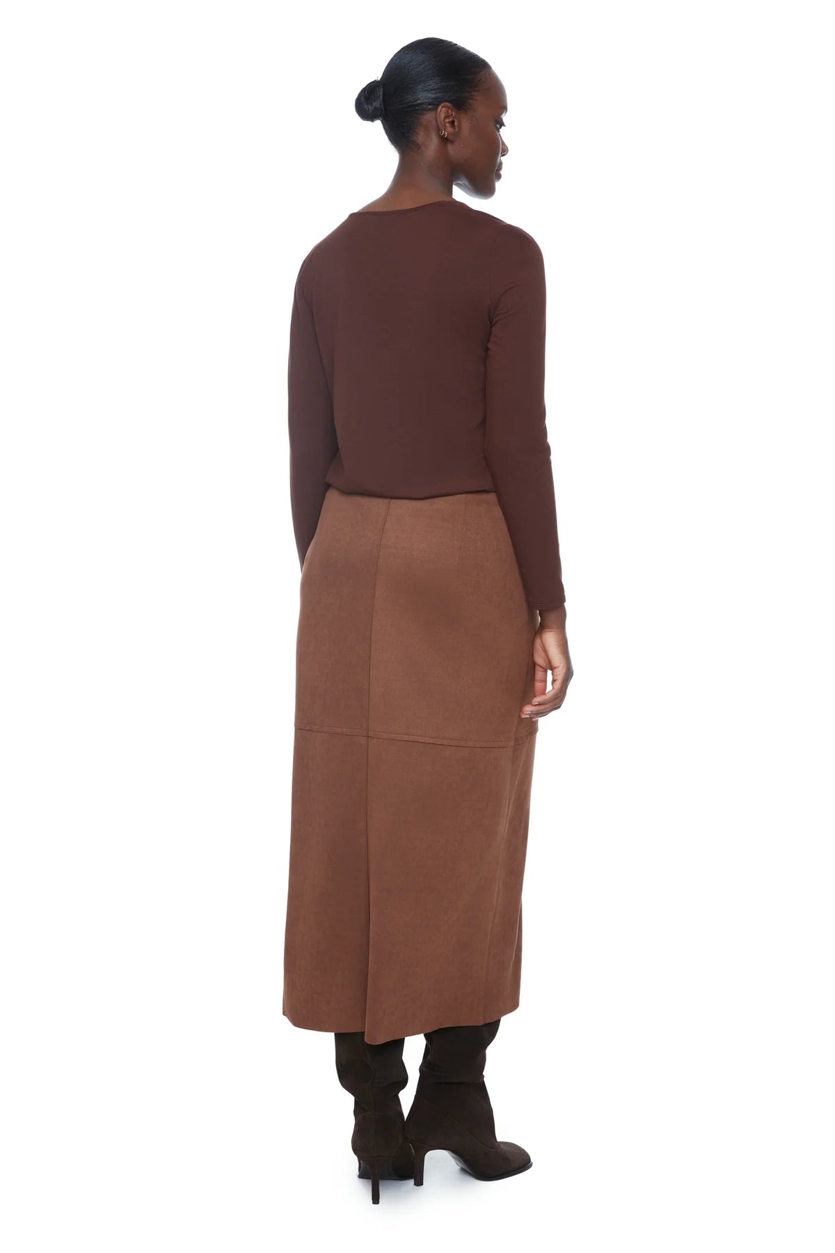 Vegan Suede Skirt