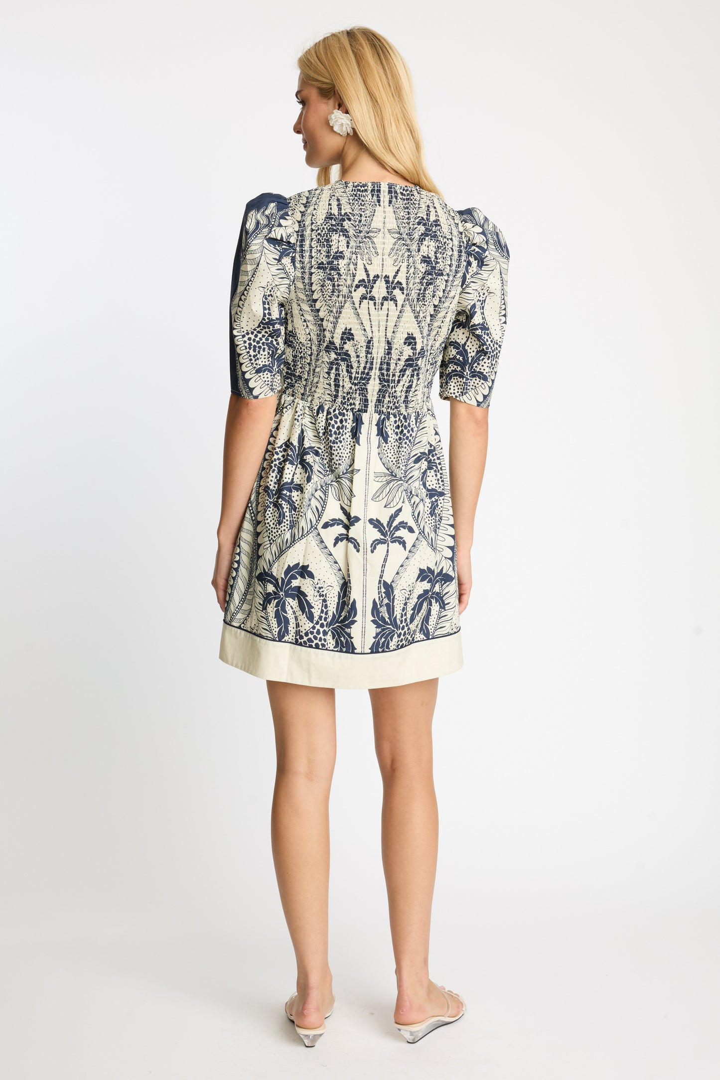 Lucinda Dress in Ink Island