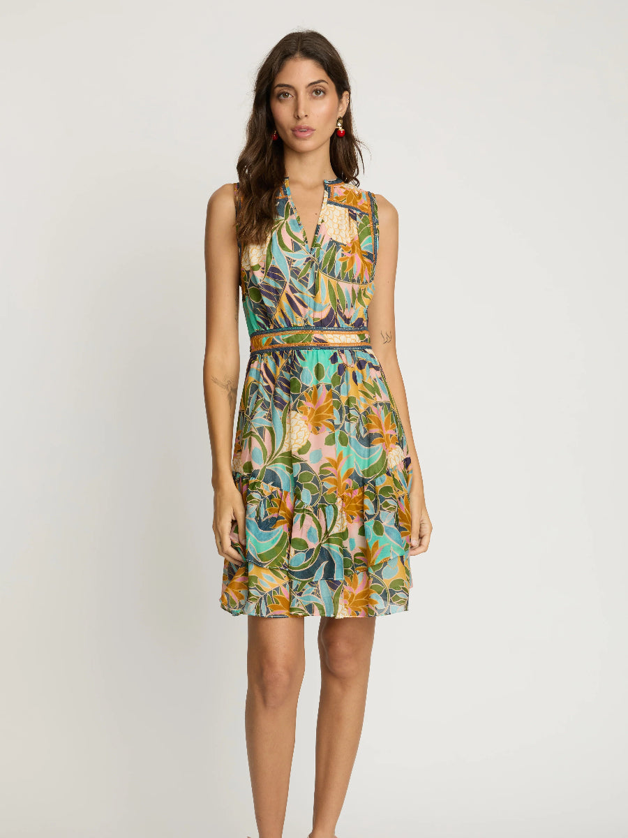Caitlin Dress in Baroque Pinea