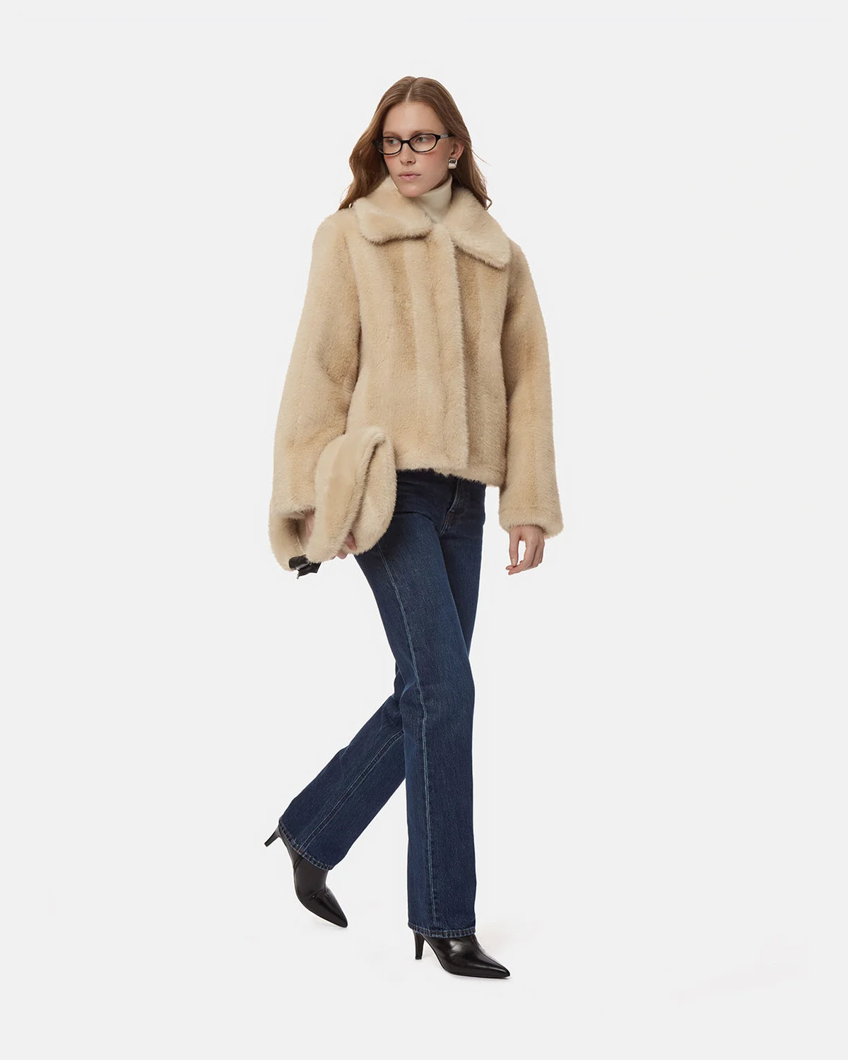 Elis Shaved Mink Coat
