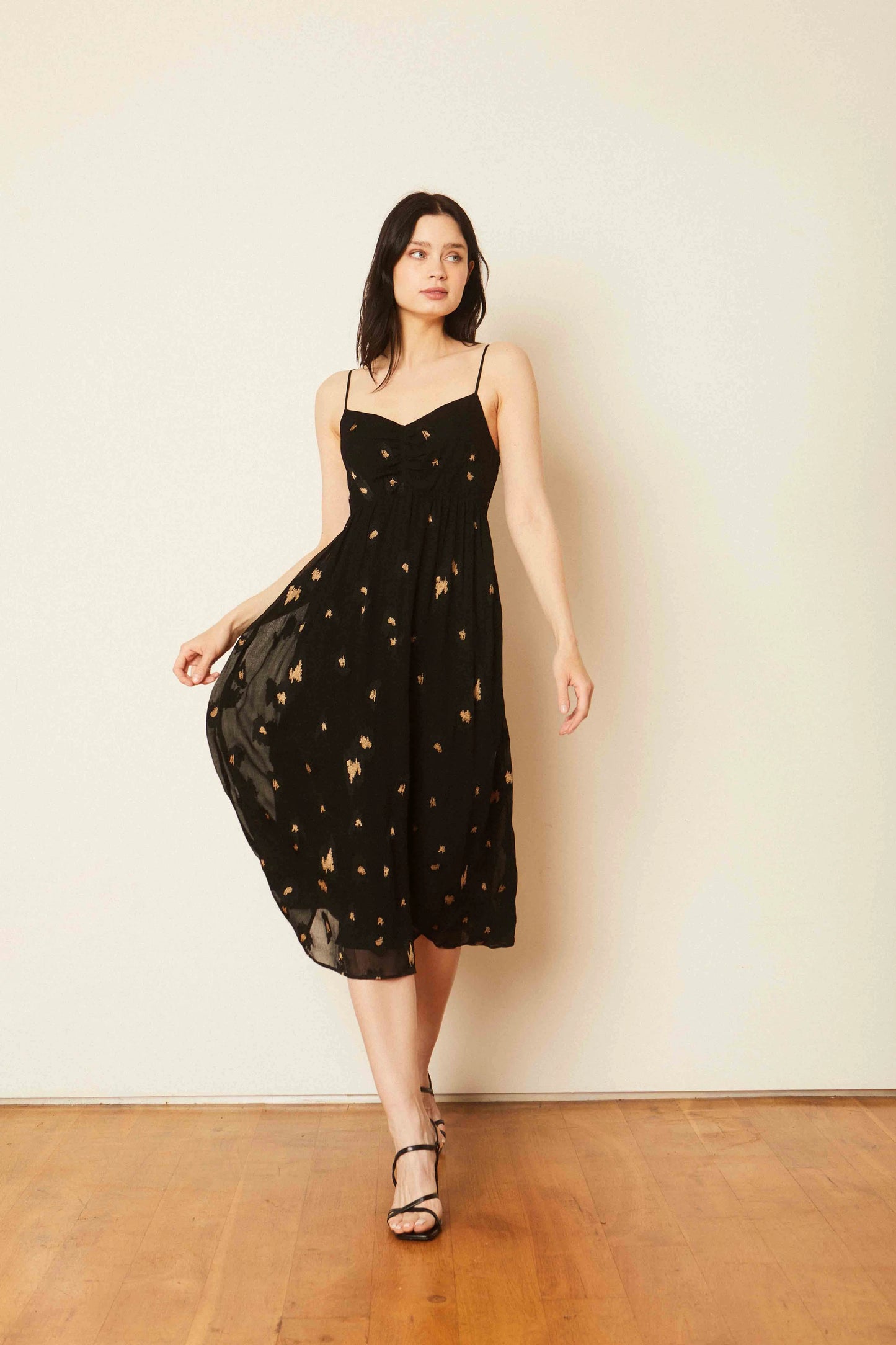 Viola Starry Night Jacquard Dress