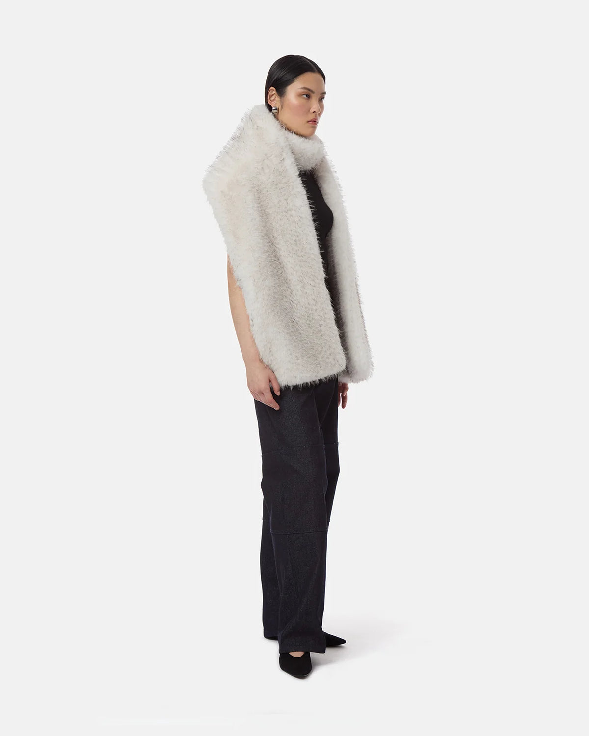 Dame Tipped Fox Shawl