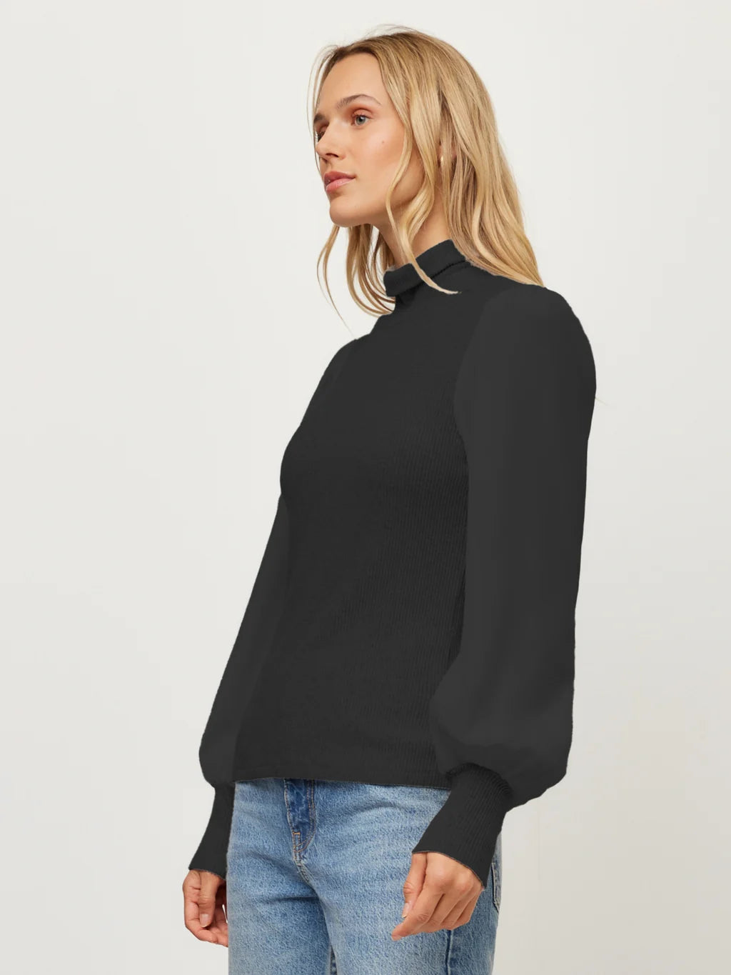 Lisette Contrast Turtleneck