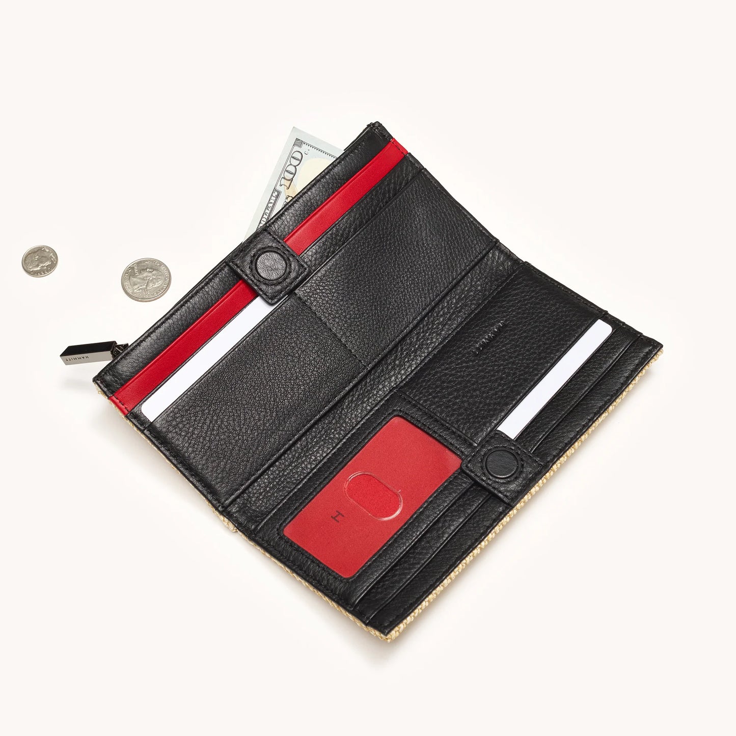 110 North Wallet Raffia