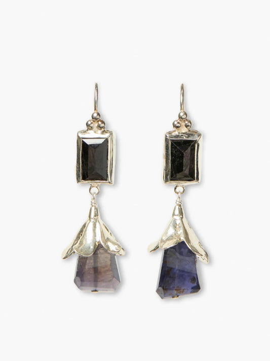Bellflower Earrings Iolite
