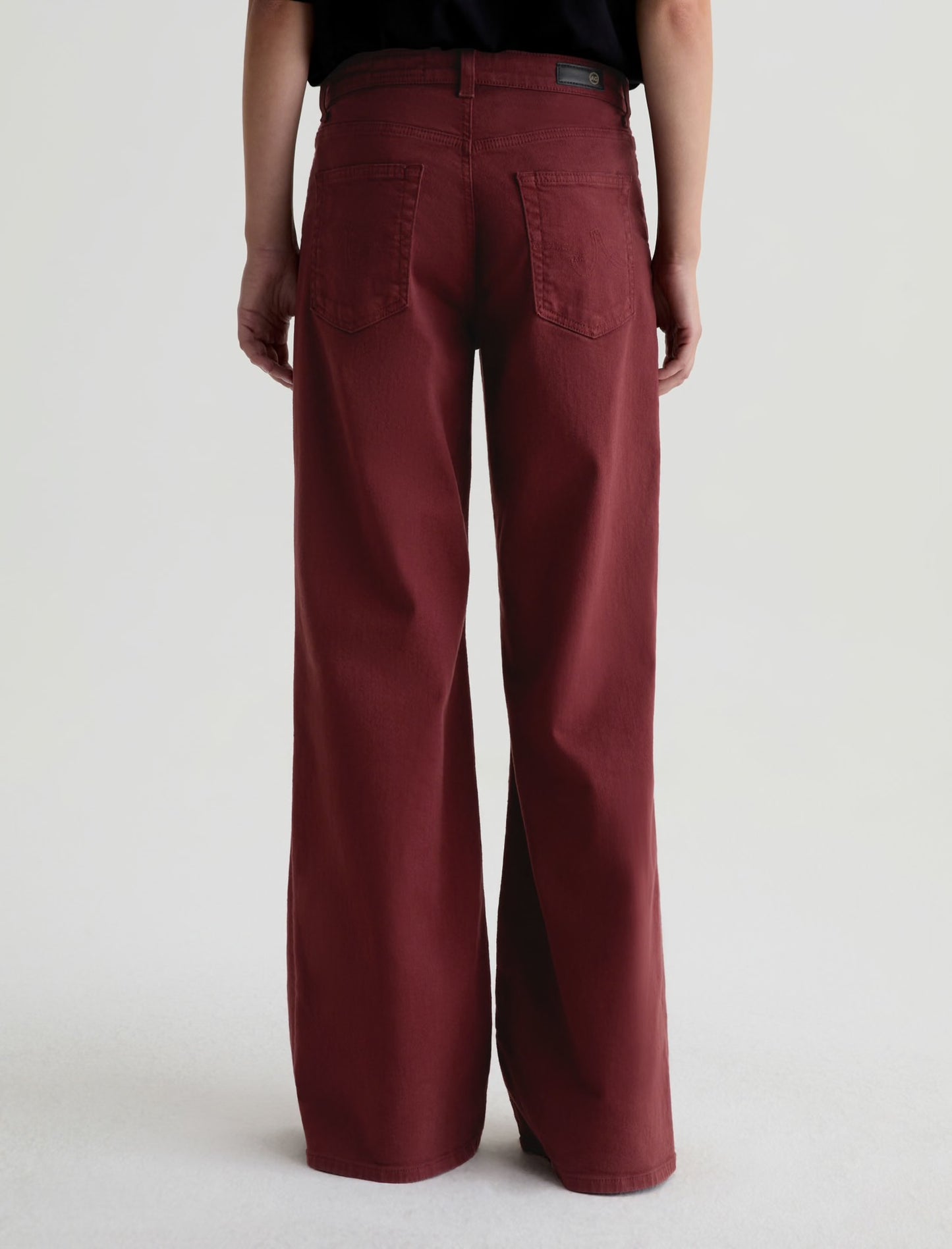 Saige Wide Leg in Cranberry