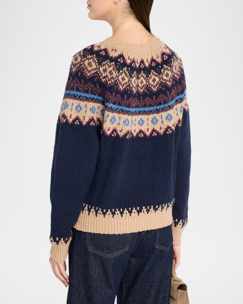 Chunky Fair Isle Crew