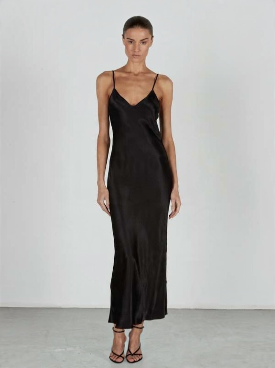 Bias Cut Slip Dress
