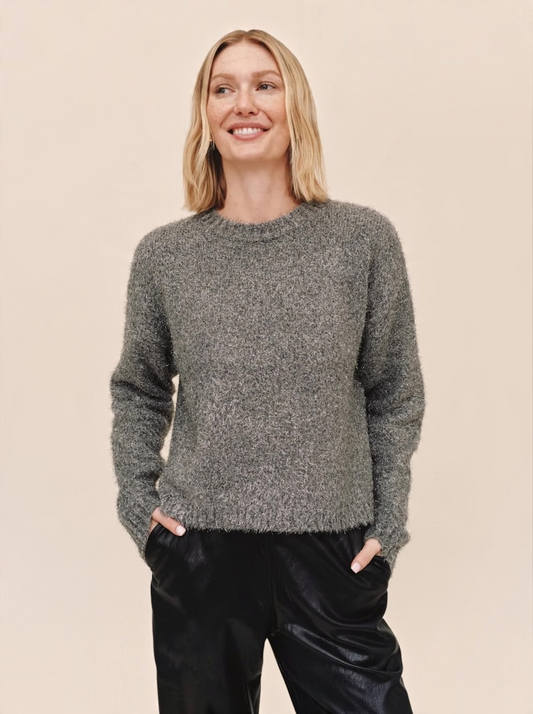 Slouchy Shimmer Sweater