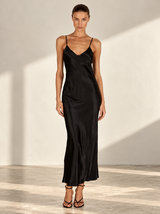 Bias Cut Slip Dress
