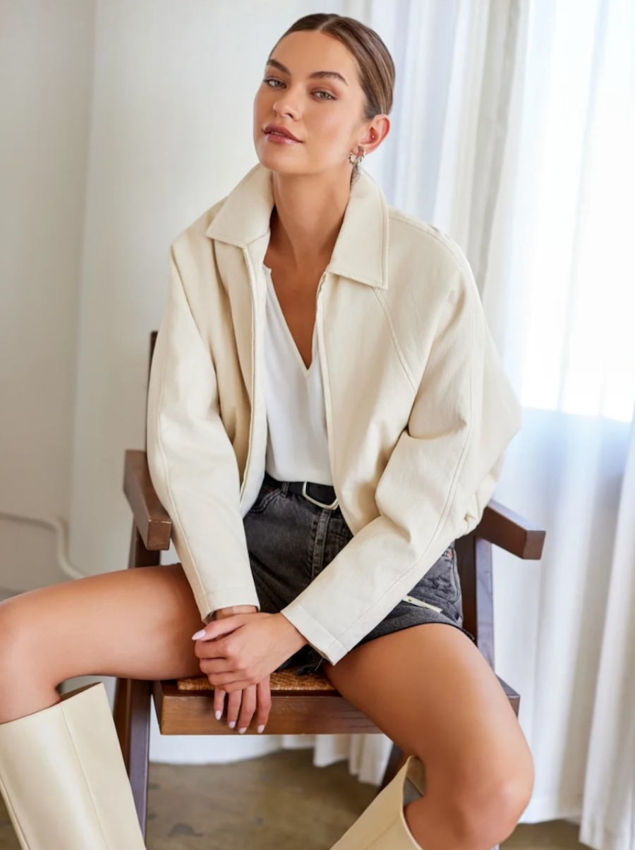 Regin Faux Leather Jacket
