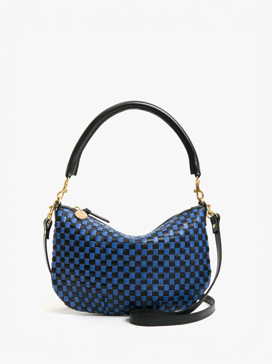 Petit Moyen Messenger - Check Cobalt