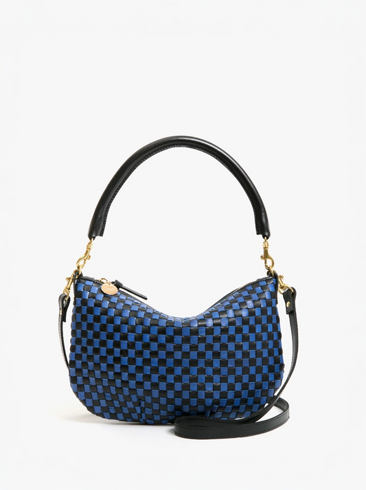 Petit Moyen Messenger - Check Cobalt