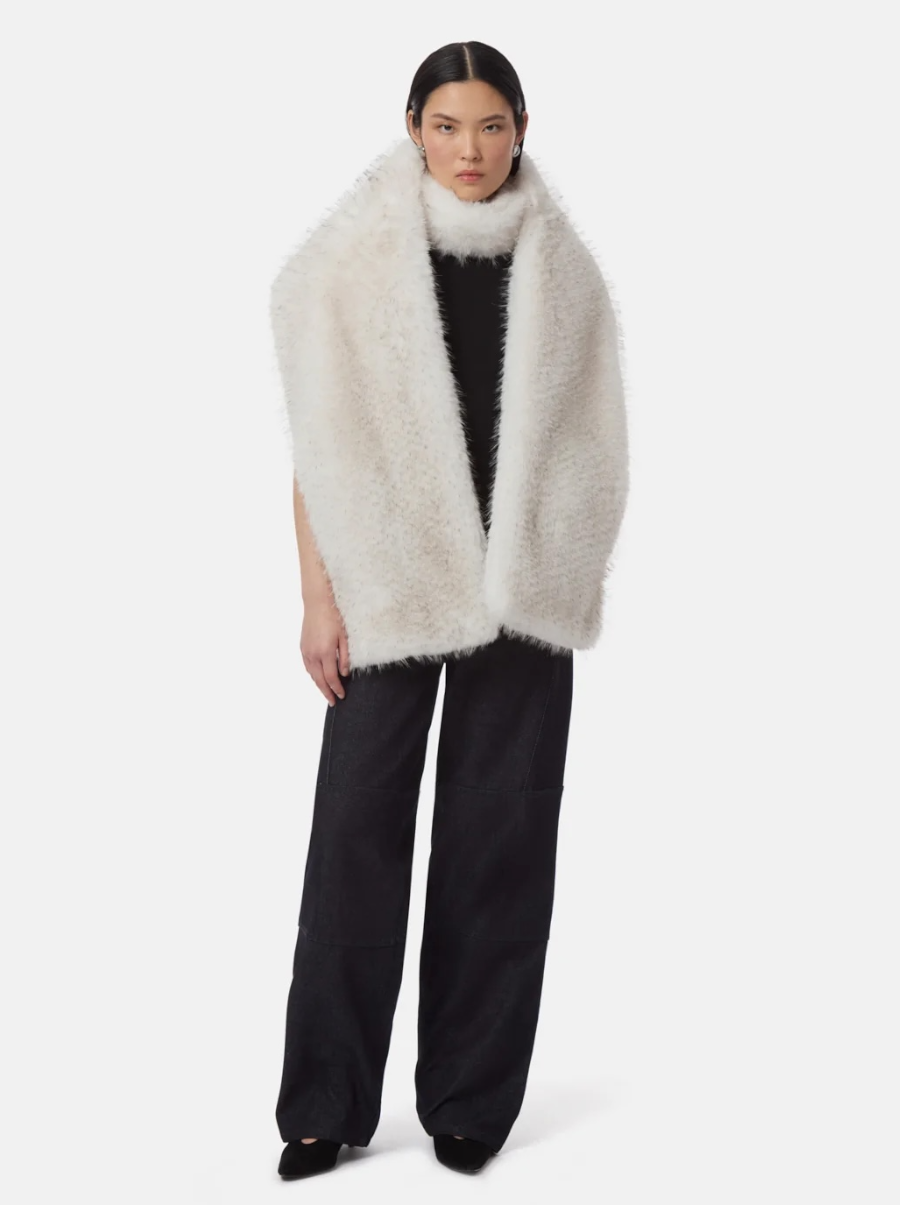 Dame Tipped Fox Shawl