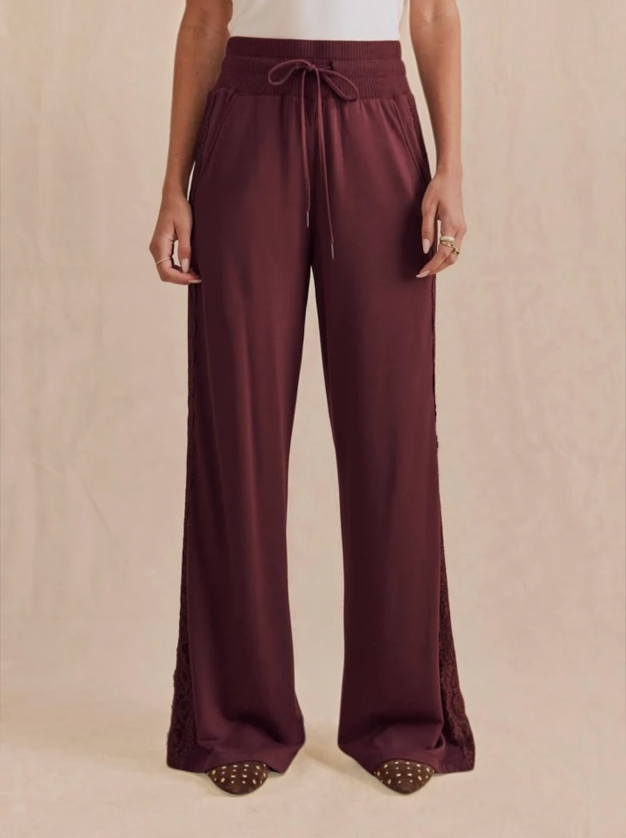 Supersoft Lace Trim Pant
