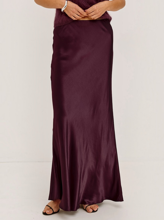 Romina Skirt in Wine