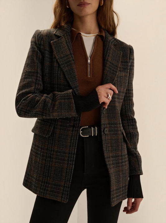 The Plaid City Blazer