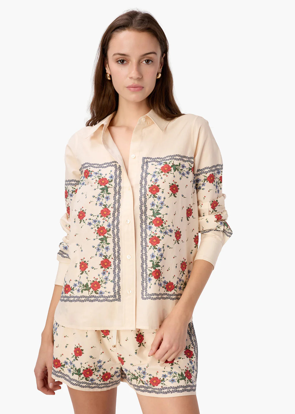 Rafella Silk Cotton Top