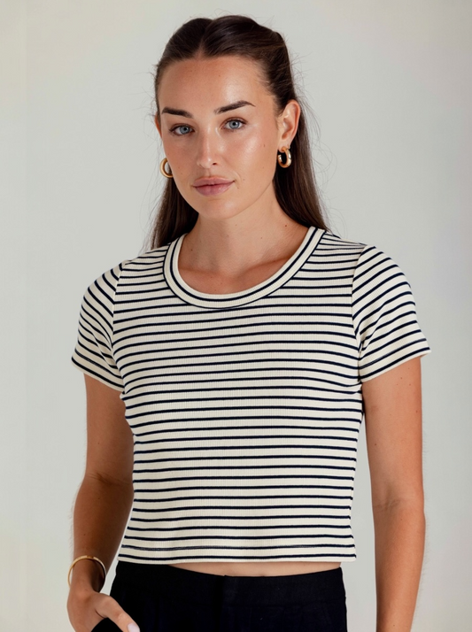Stripe Brother Tee