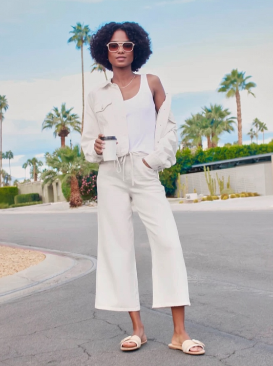 Lounge Denim Crop Pant