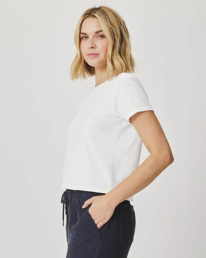 Louisa S/S Tee in White
