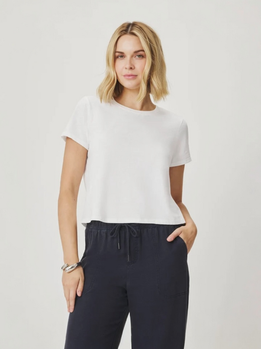 Louisa S/S Tee in White