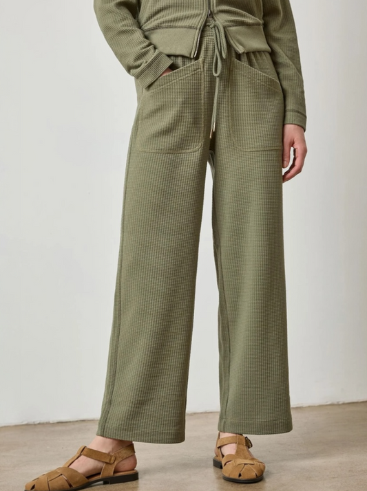Patch Pocket Straight Leg Pant