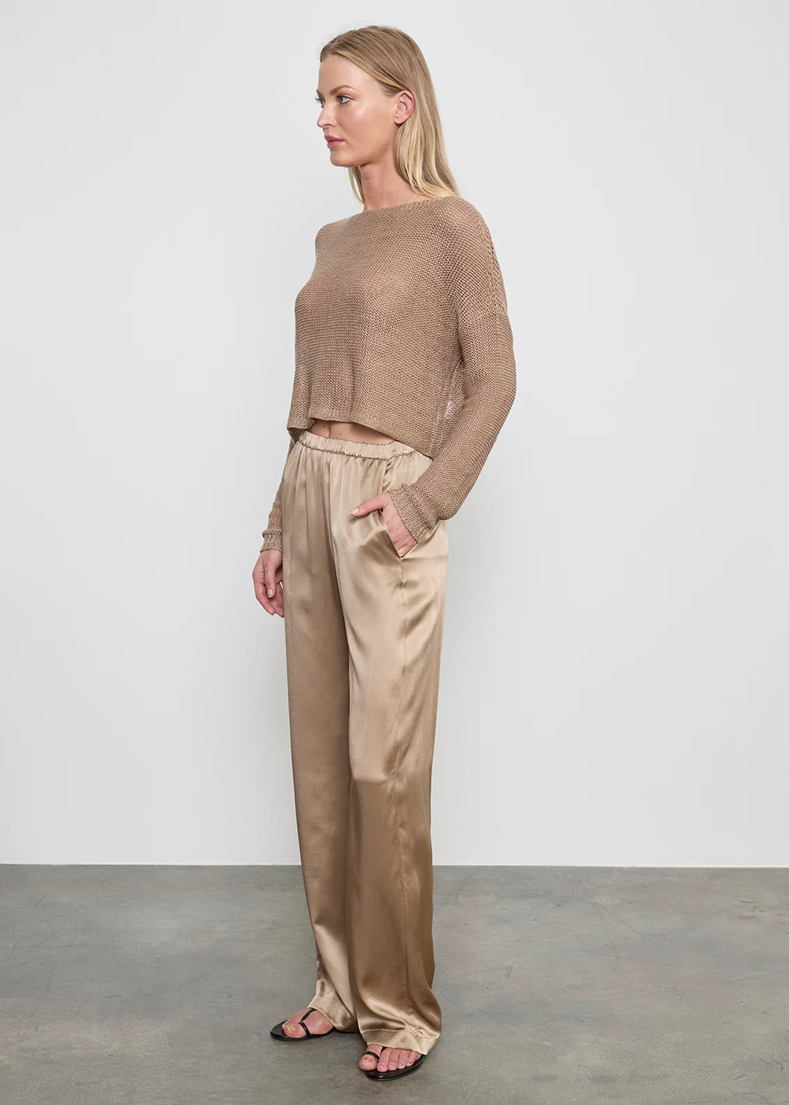 Silk Satin Everywhere Pant