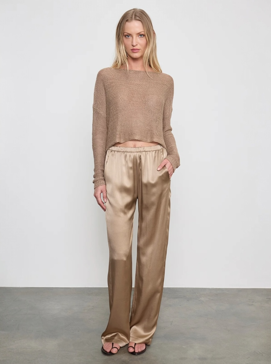 Silk Satin Everywhere Pant
