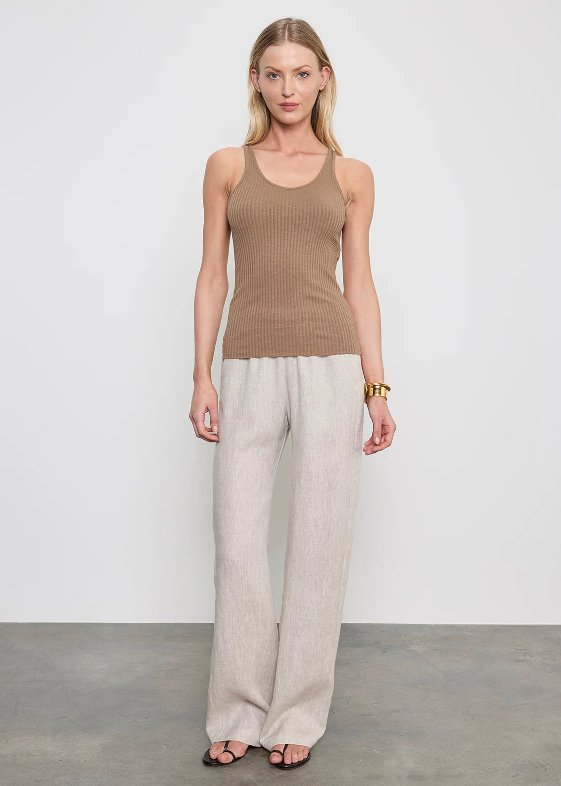 Military Rib Crop Tank
