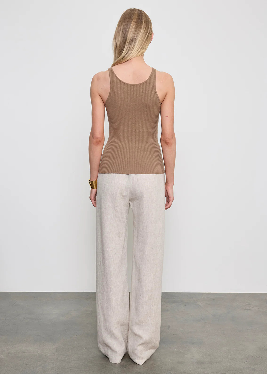 Military Rib Crop Tank