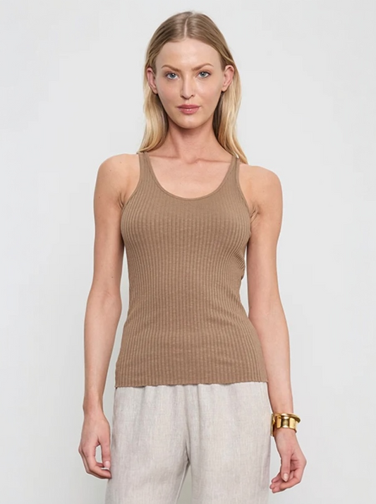 Military Rib Crop Tank