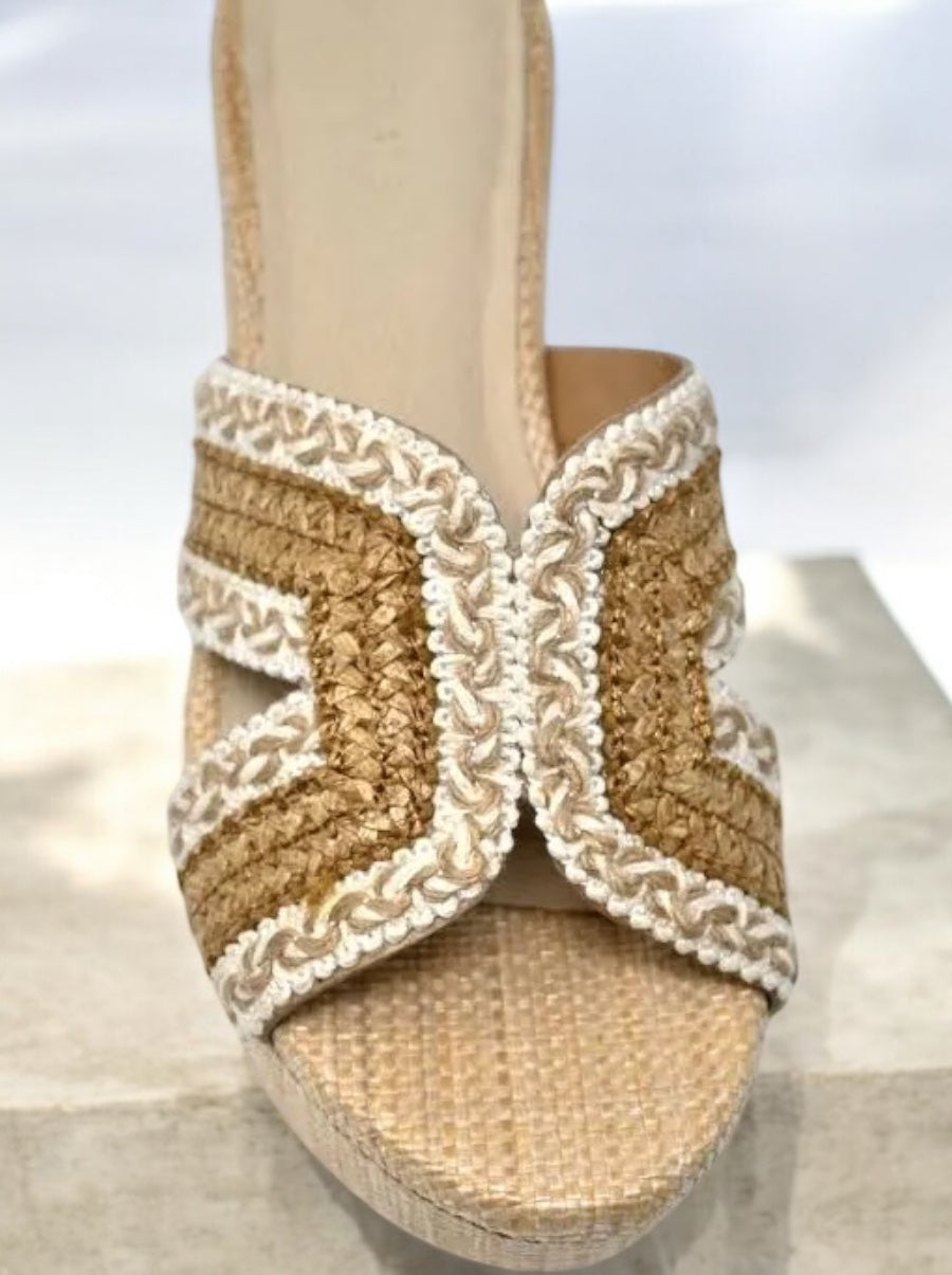 Gen Raffia Sandal