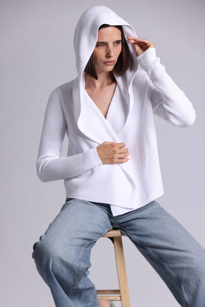 Hooded Flyaway Cardigan